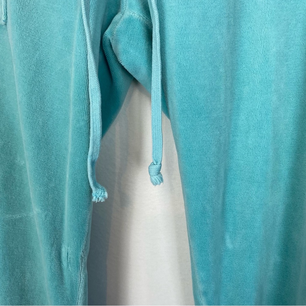 Juicy Couture Vintage Y2K Velour Bootcut Flare Sweatpants Blue Size Medium - Picture 4 of 7